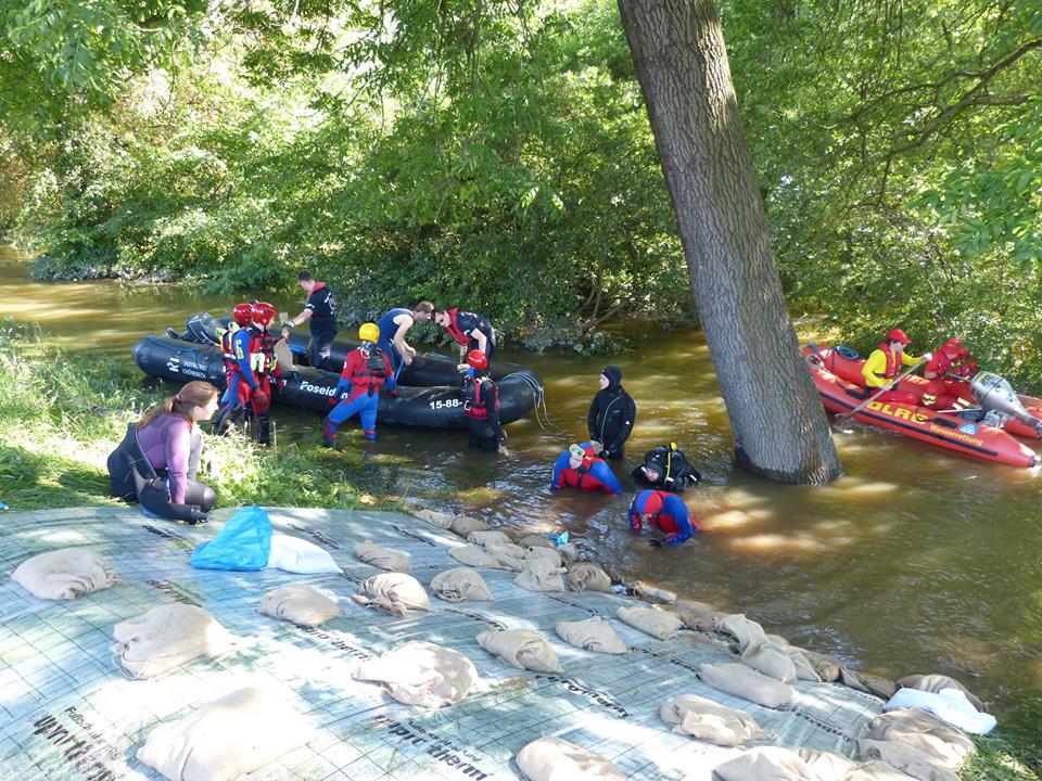 DLRG, Flut, Hochwasser, Saarland, 2013