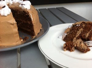 vegan, Torte, backen, selbst, Mokka, LeHa, Schlagfix, Schlagcreme