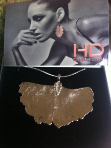 Ginkgo, Schmuck, Schmuckstück, Unikat, Silber
